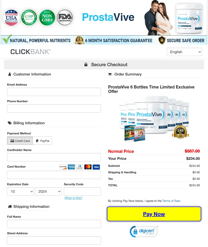 ProstaVive-Secure-Checkout